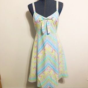 ModCloth vintage inspired pastel dress size med